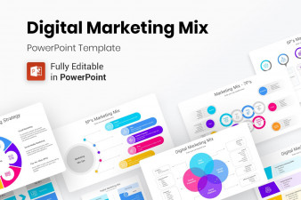 Digital Marketing Mix PowerPoint Template