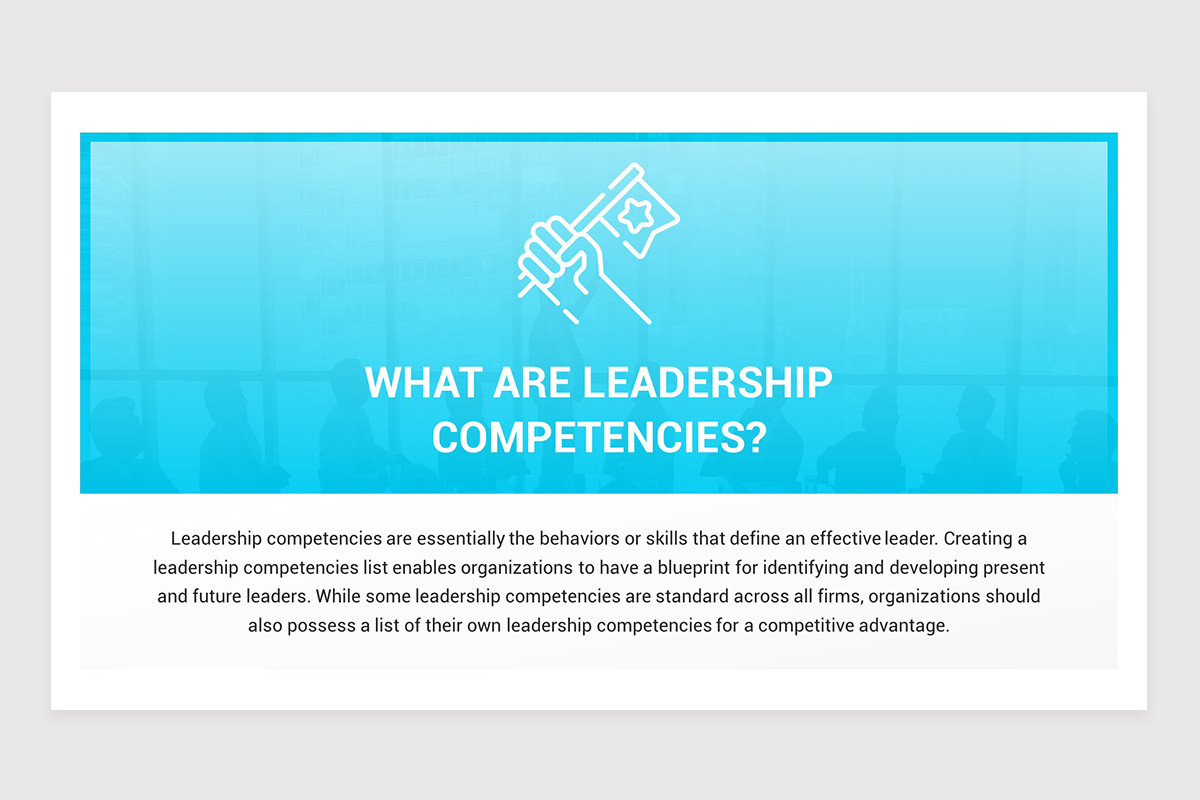 Leadership Competency Model PowerPoint Template | Nulivo Market