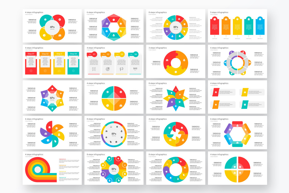 Infographics Pack V1 Keynote Template | Nulivo Market