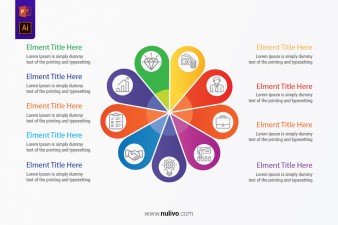 9 Stages Circular Business Process Diagram For PowerPoint