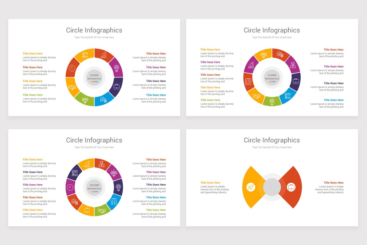 Circular Process Visualization Circular Process Infographic