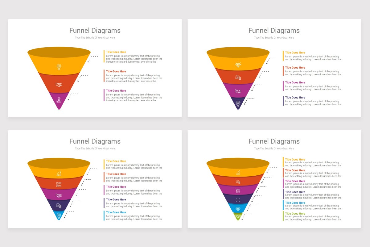 Funnel Infographics PowerPoint Template | Nulivo Market
