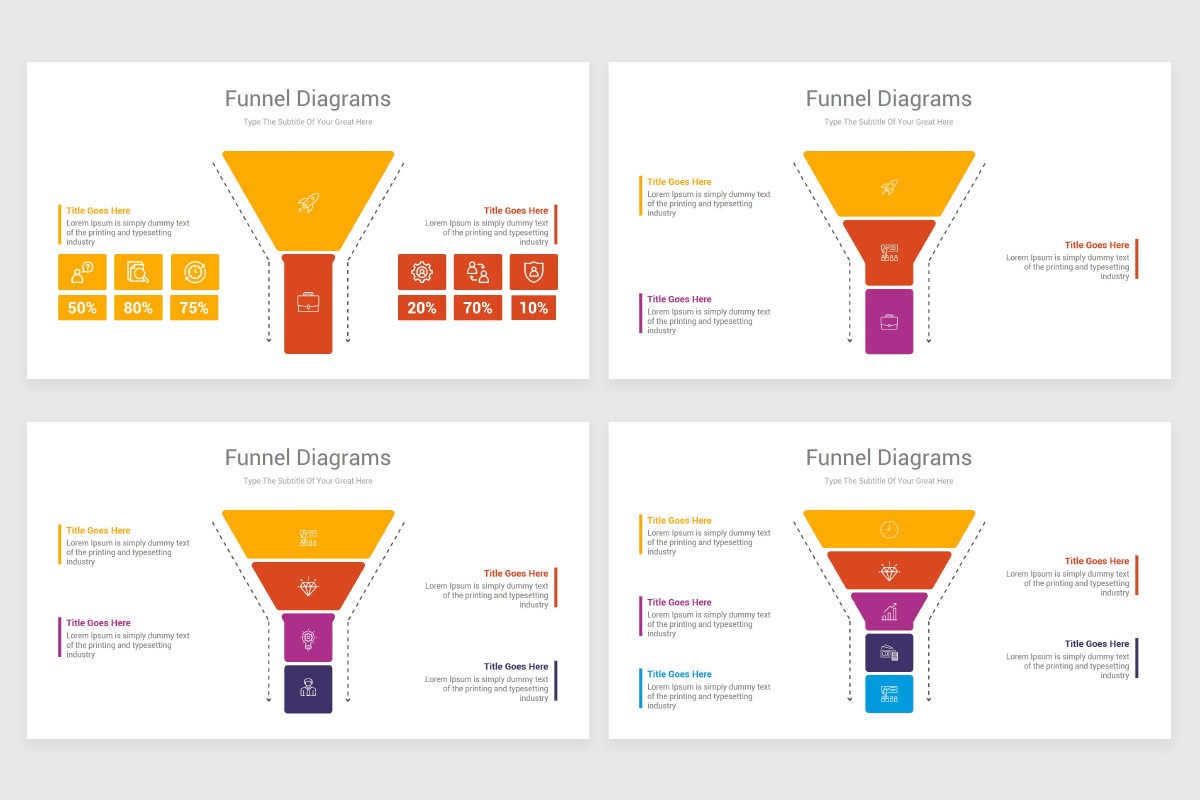 Funnel Infographics Google Slides Template Nulivo Market