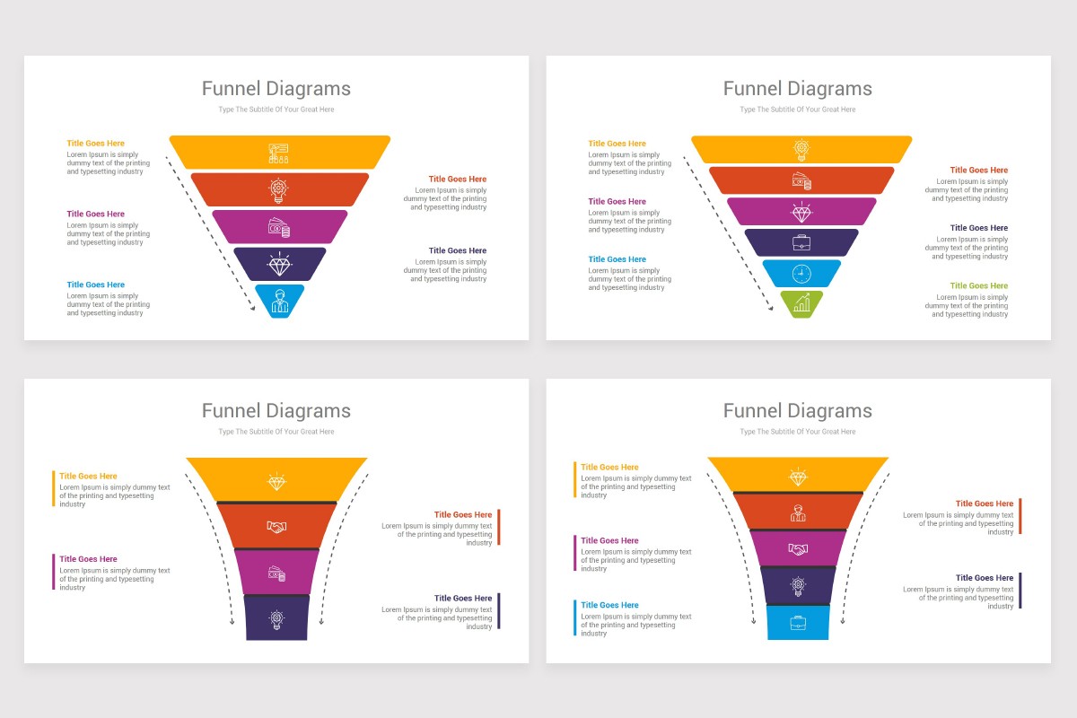 Funnel Infographics Google Slides Template Nulivo Market