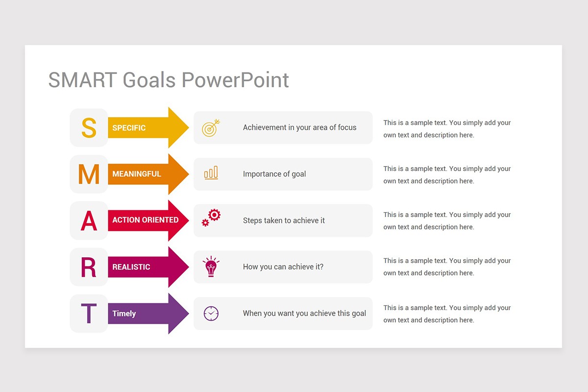 SMART Goals Google Slides Template | Nulivo Market