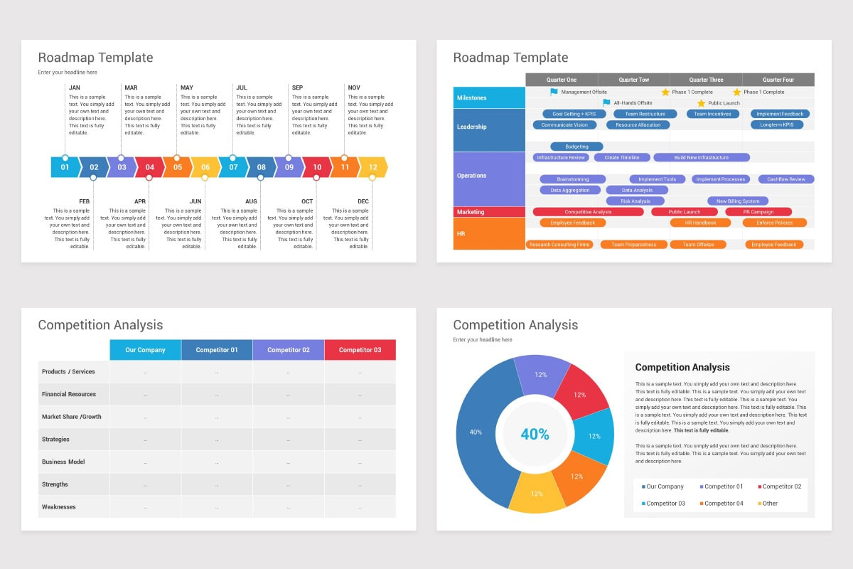 Report Template Powerpoint