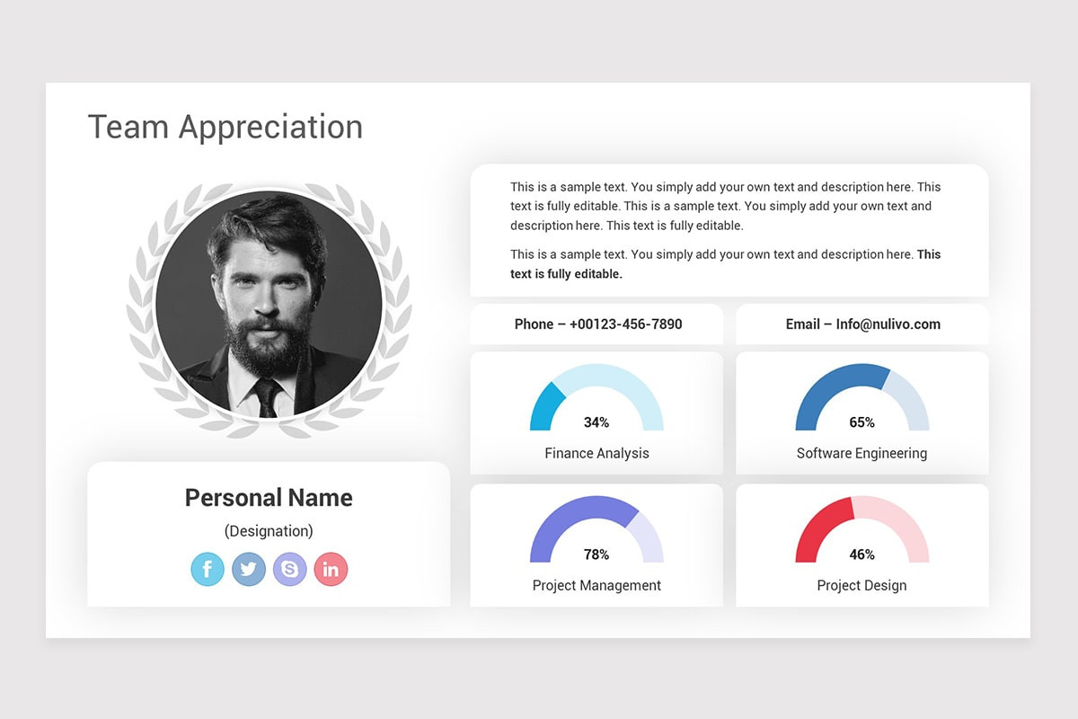 Appreciation Powerpoint Slide Team Appreciation PowerPoint Presentation Template | Nulivo Market