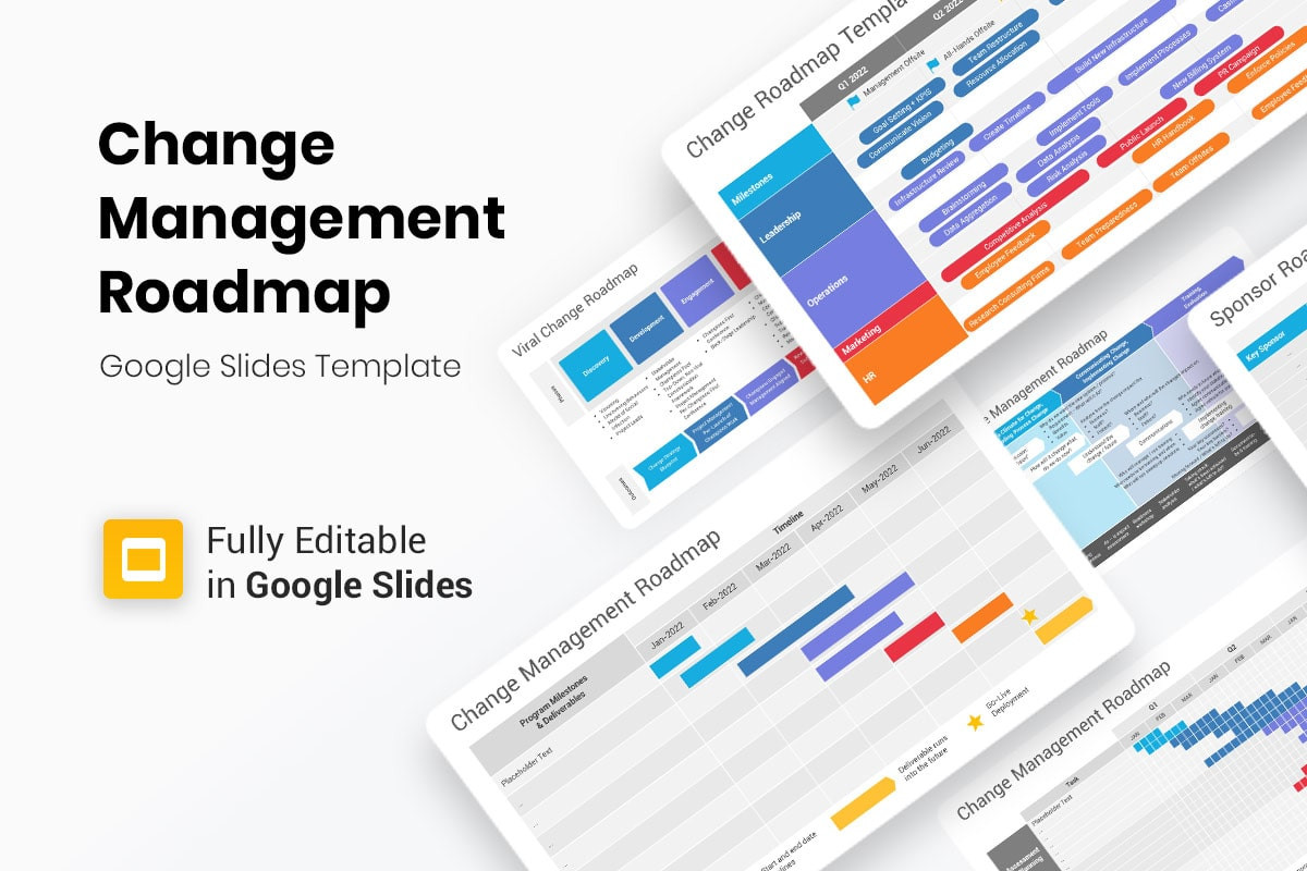 Change Management Roadmap Google Slides Template Nulivo Market Change Management Roadmap Google Slides Template Nulivo Market