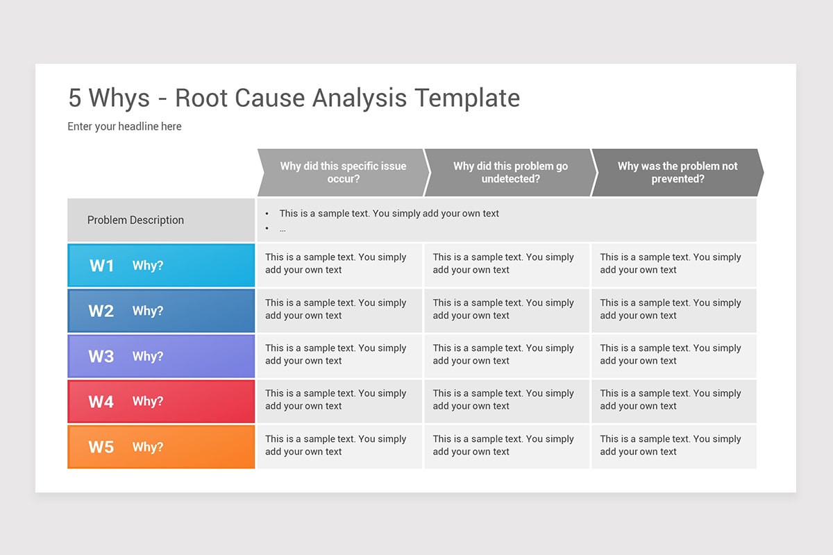 Problem Solving Frameworks PowerPoint Template | Nulivo Market