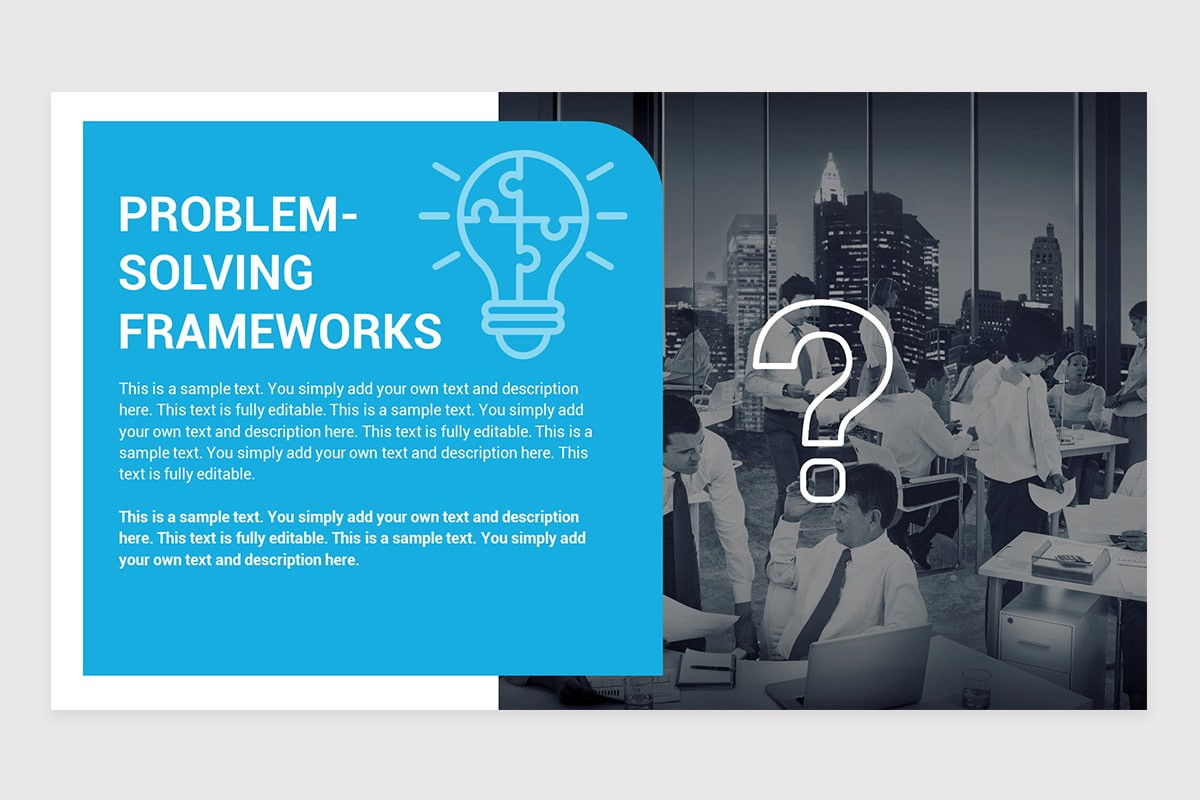 Problem Solving Frameworks Google Slides Template | Nulivo Market