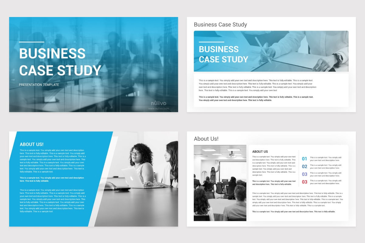 Business Case Study Google Slides Template Nulivo Market