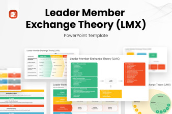 Leader Member Exchange Theory (LMX) PowerPoint Template