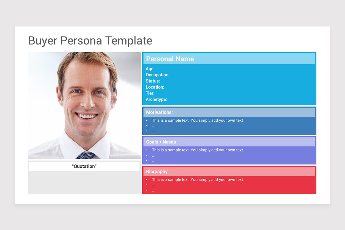 Buyer Personas Google Slides Template Nulivo Market