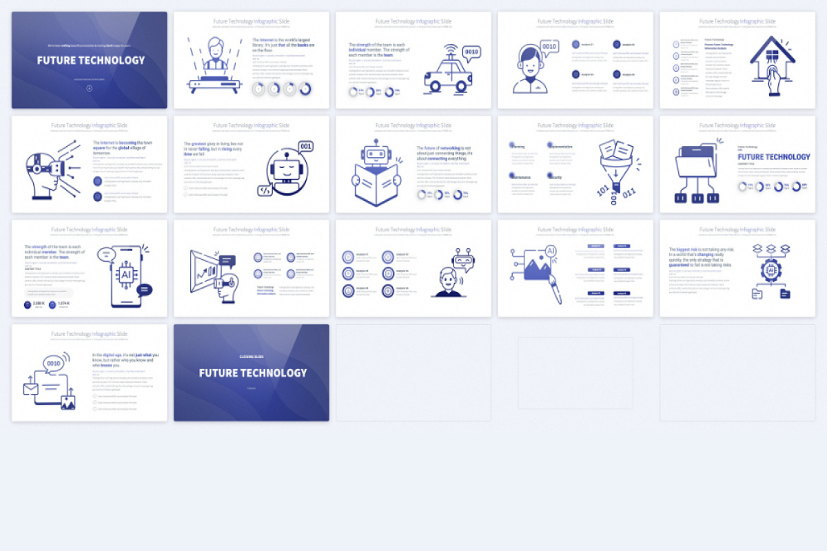 Future Technology Keynote Infographics Slides