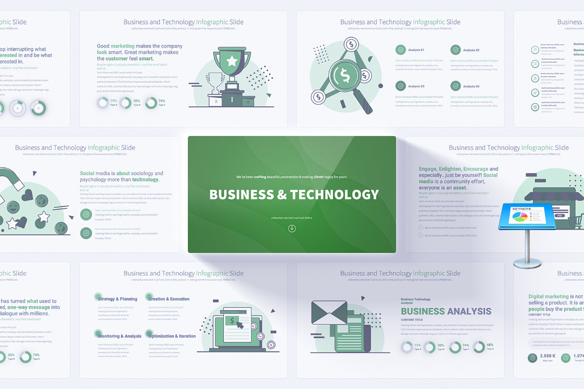 Business and Technology Keynote Template | Nulivo Market