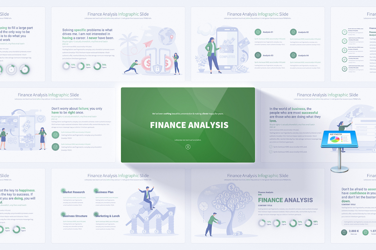 Finance Analysis Keynote Template | Nulivo Market
