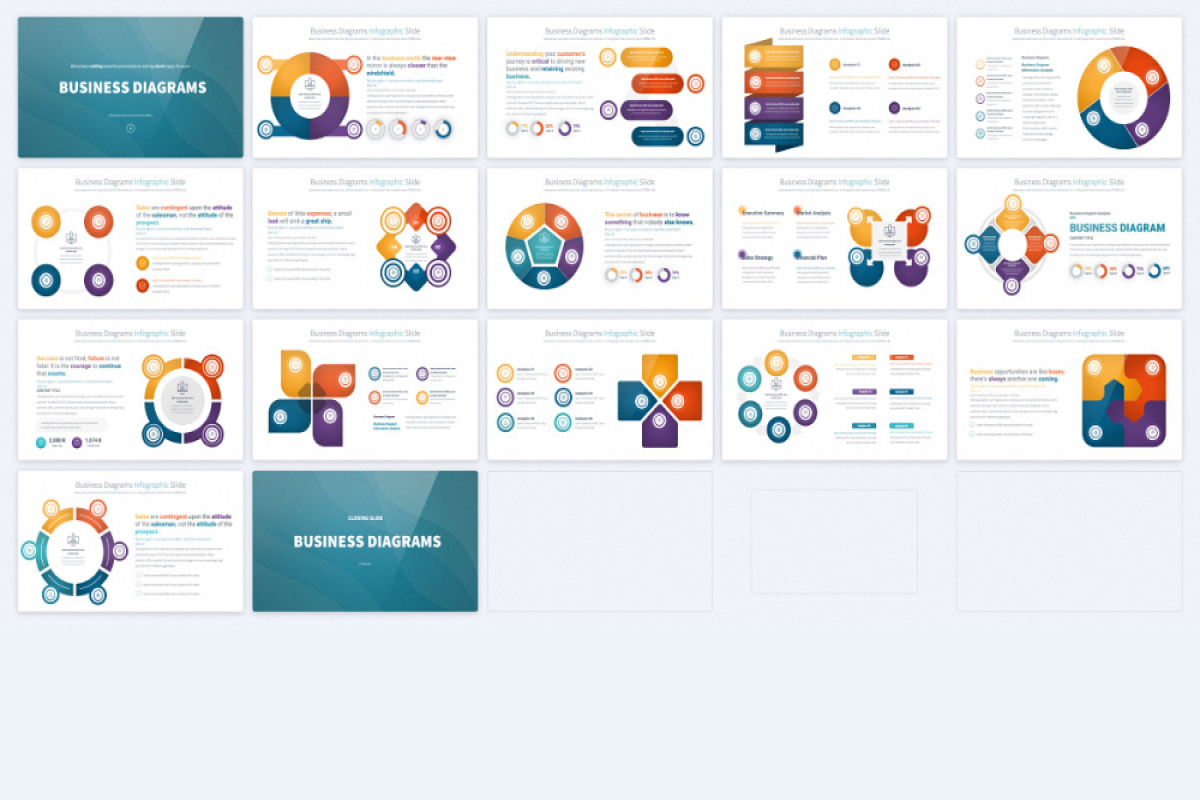 Business Diagrams Keynote Template