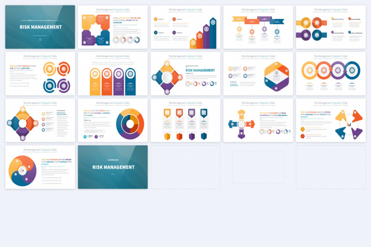 Comprehensive Risk Management PowerPoint Infographics