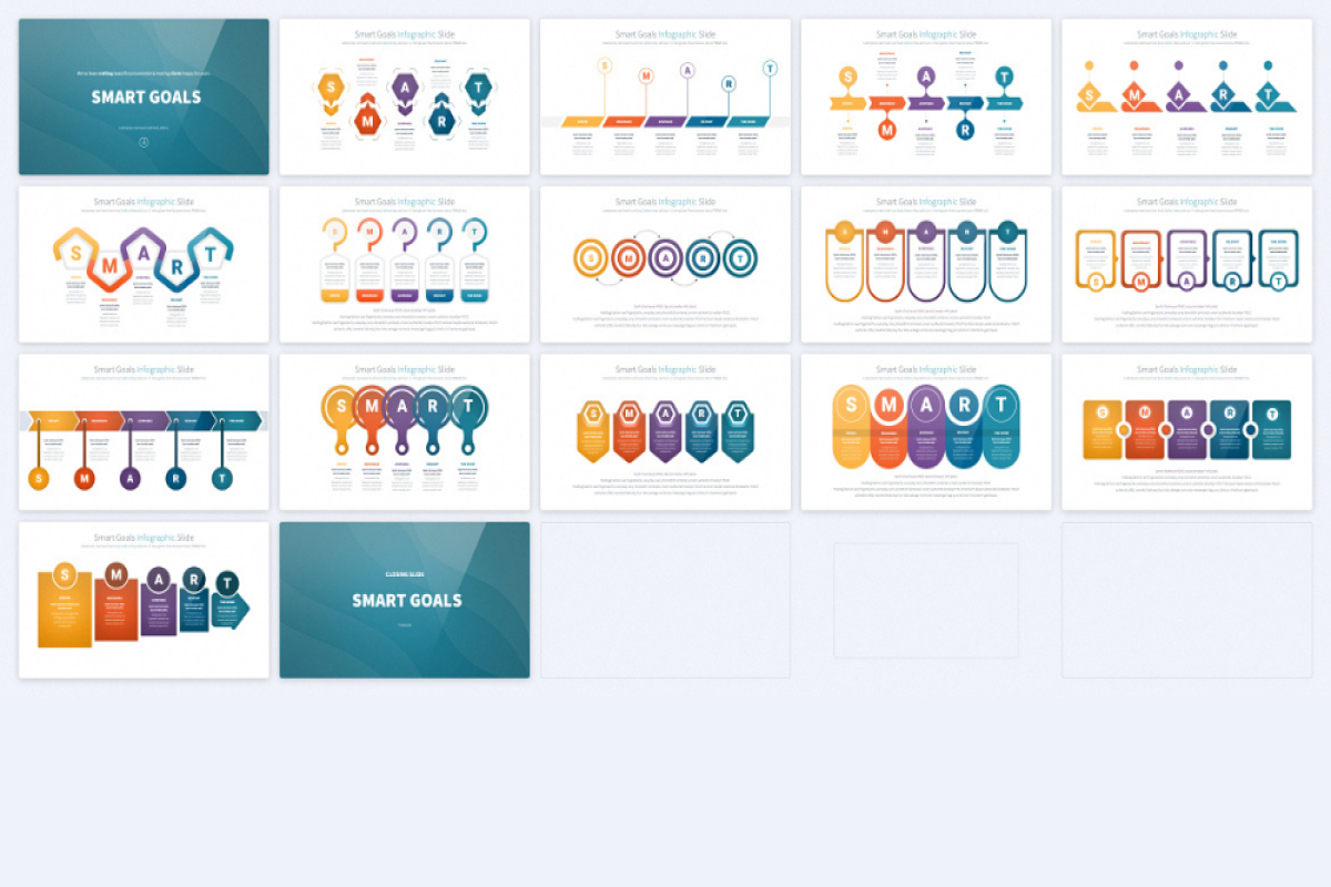 Professional Smart Goals PowerPoint Slides