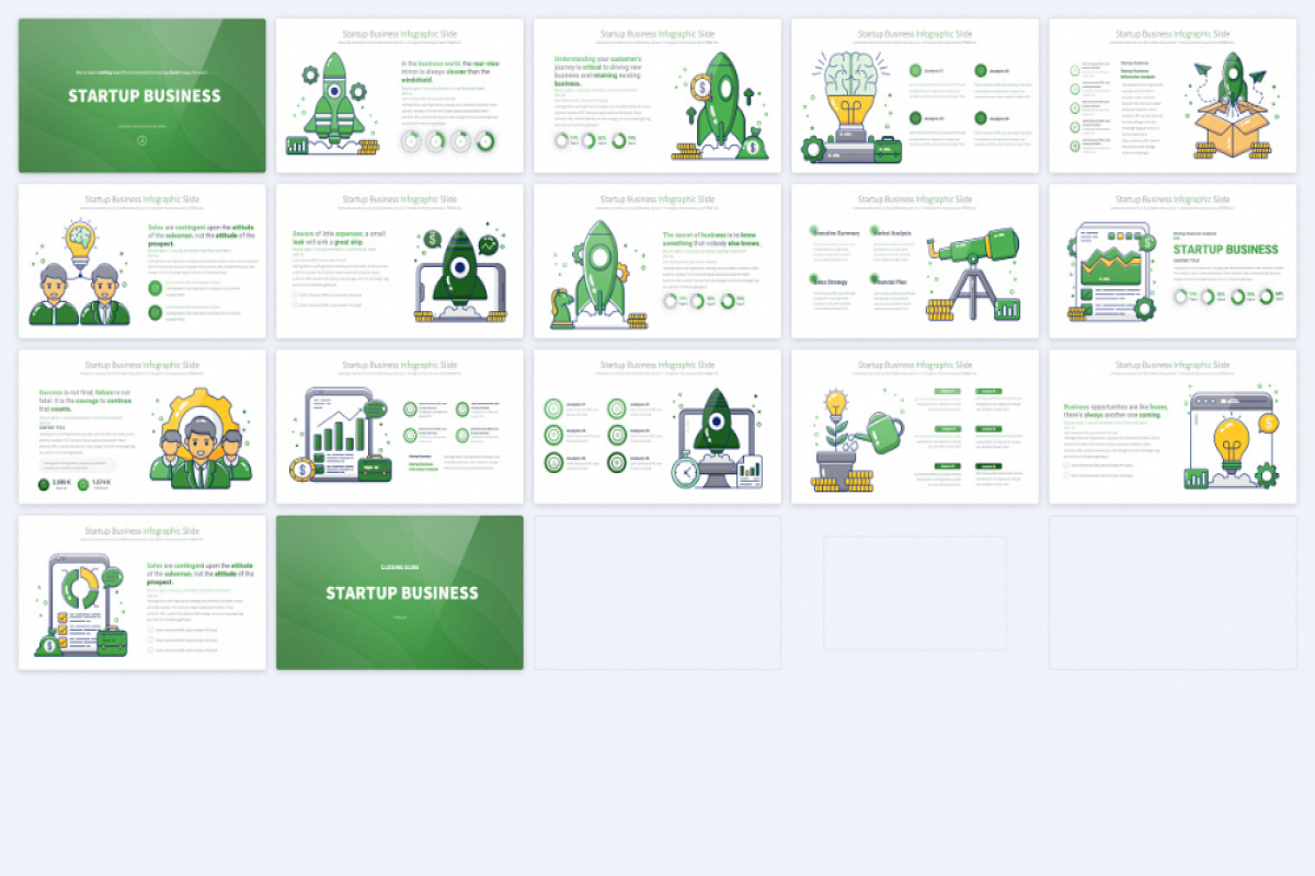 Comprehensive Startup Business PowerPoint – Ideal for Investor Meetings and Corporate Presentations