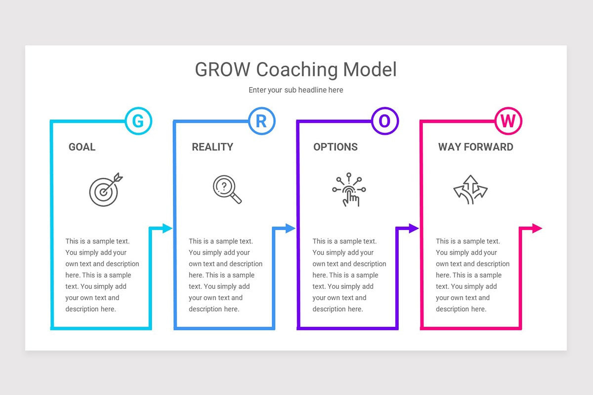 GROW Coaching Model PowerPoint Template Nulivo Market