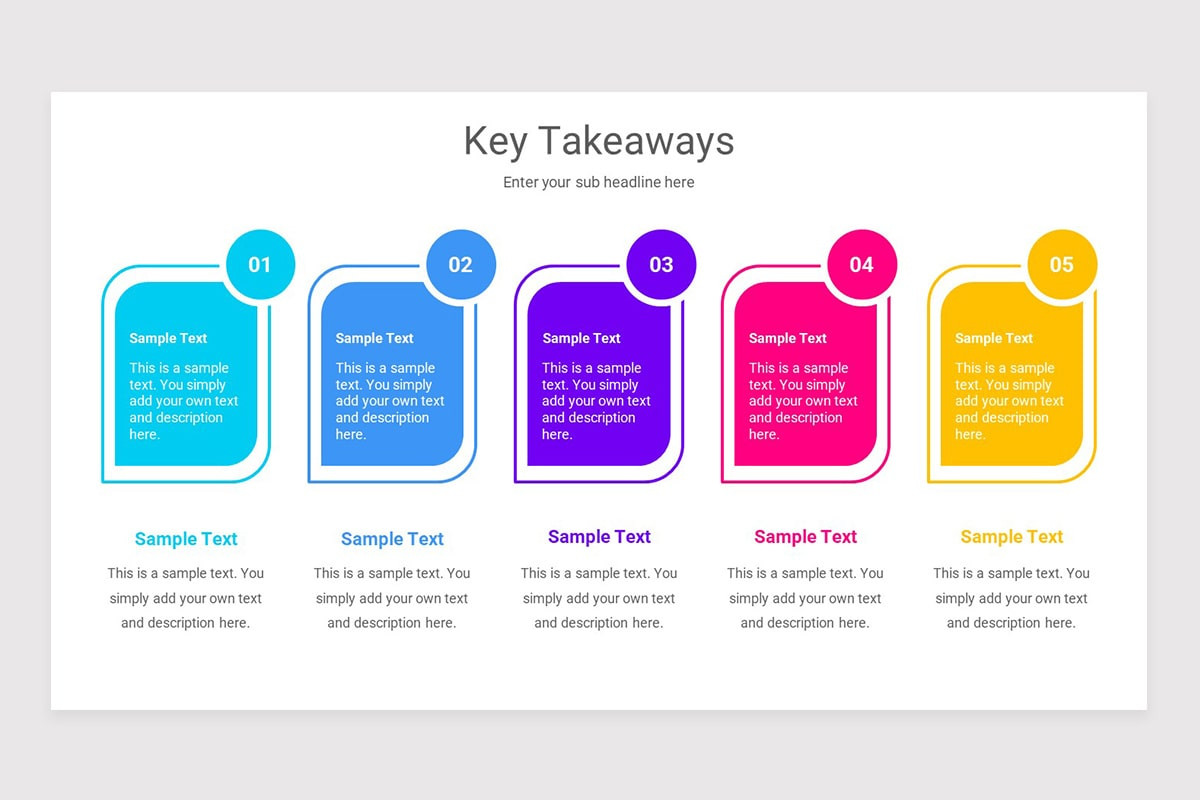 Key Takeaways PowerPoint Template | Nulivo Market