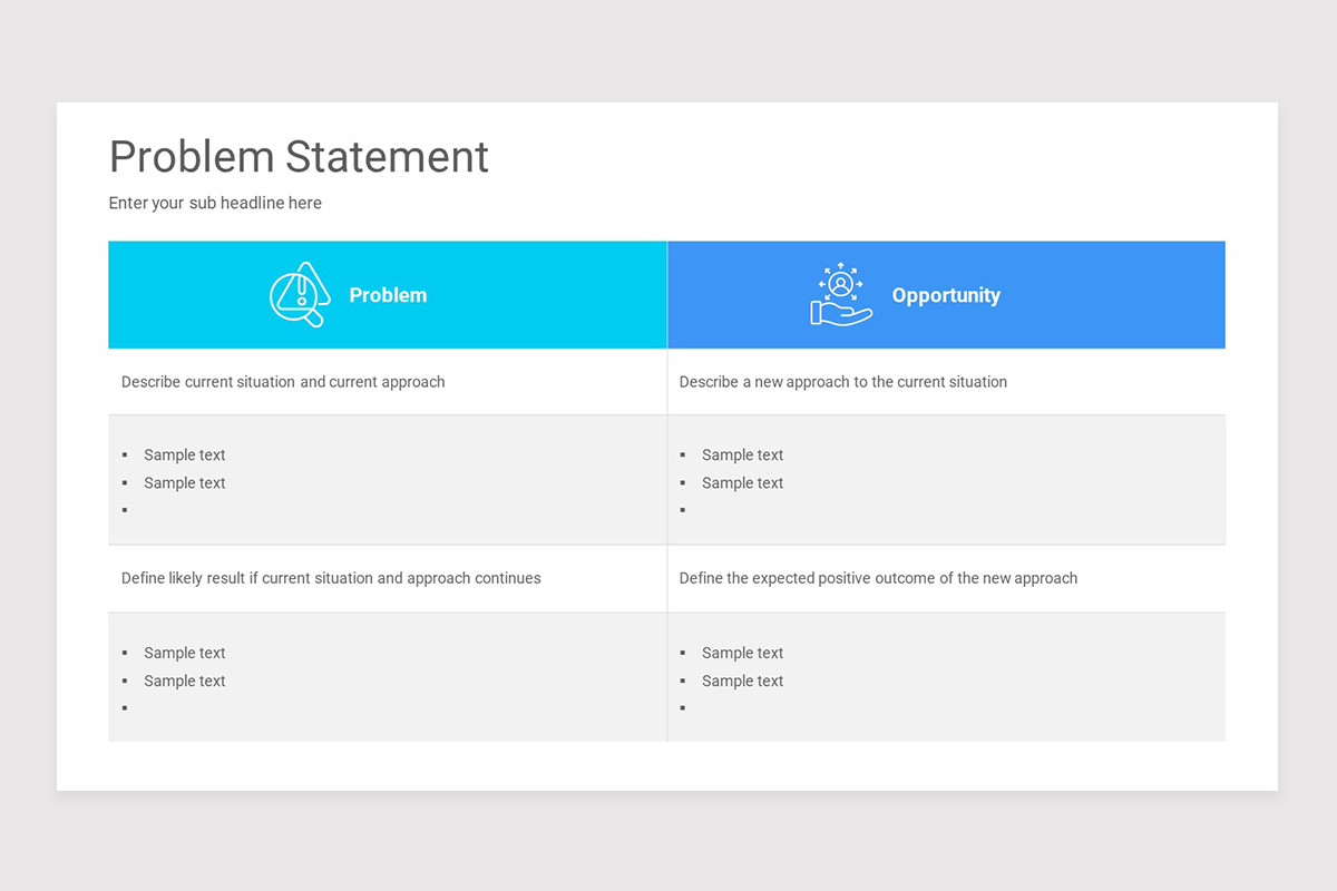 Problem Statement Template Powerpoint