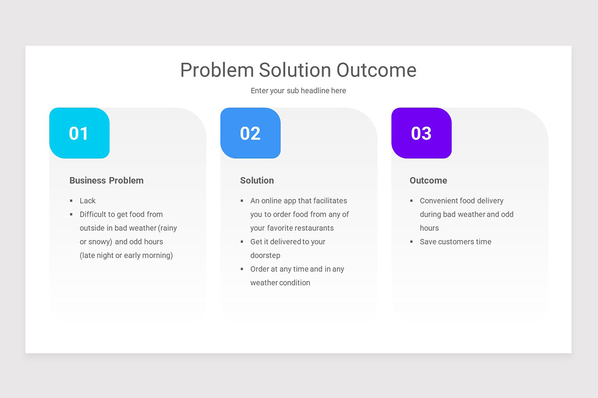 Problem Statement Keynote Template | Nulivo Market