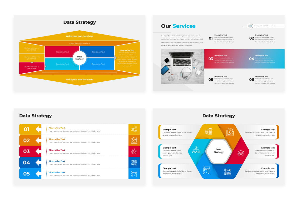 Program Presentation Datatemplate Data Strategy PowerPoint Presentation Template | Nulivo Market