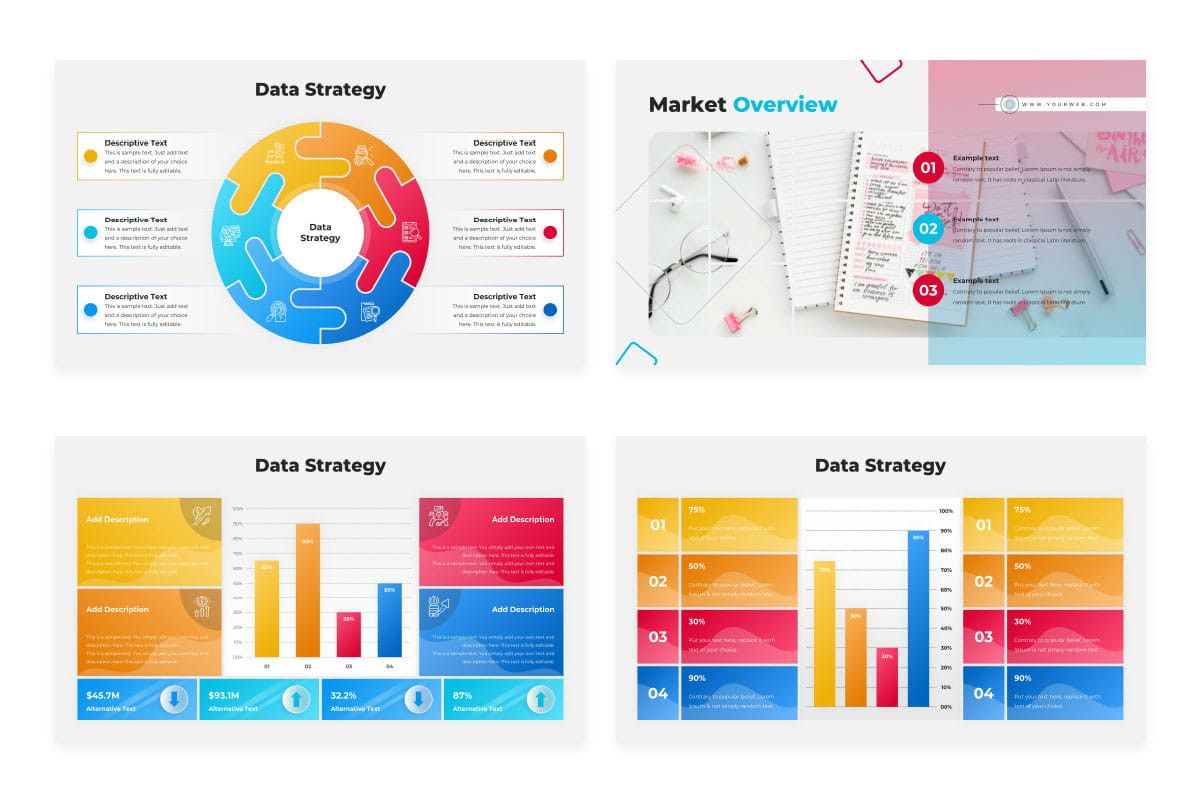 Program Presentation Datatemplate Data Strategy Keynote Presentation Template | Nulivo Market