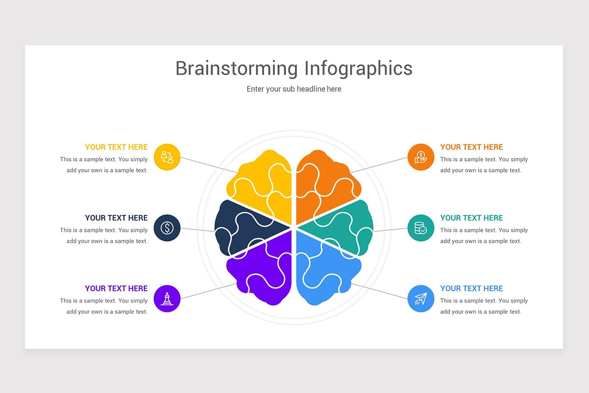 Brainstorming Infographics PowerPoint Template Nulivo Market