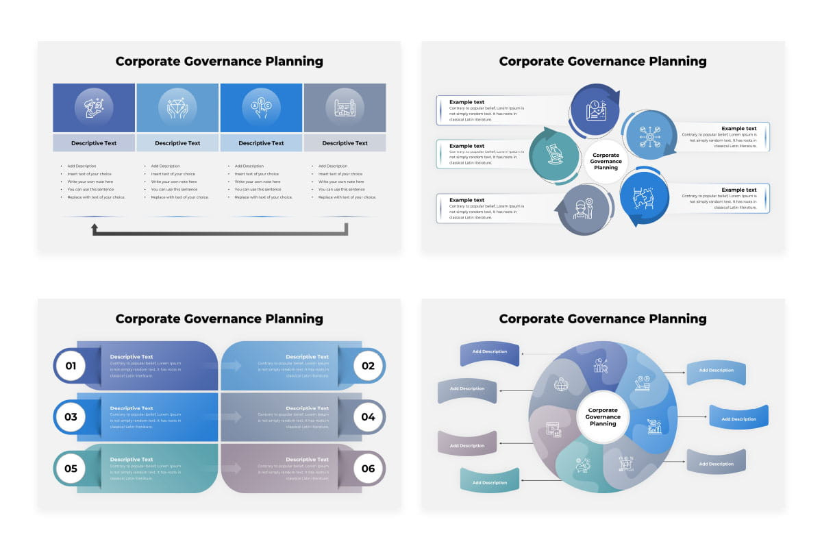 Corporate Governance Planning PowerPoint Presentation Template