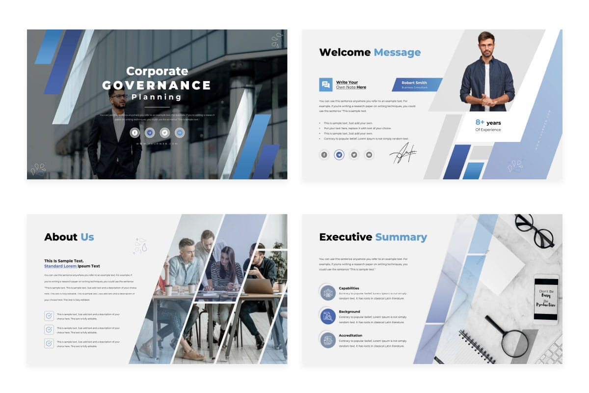 Corporate Governance Planning Google Slides Presentation Template