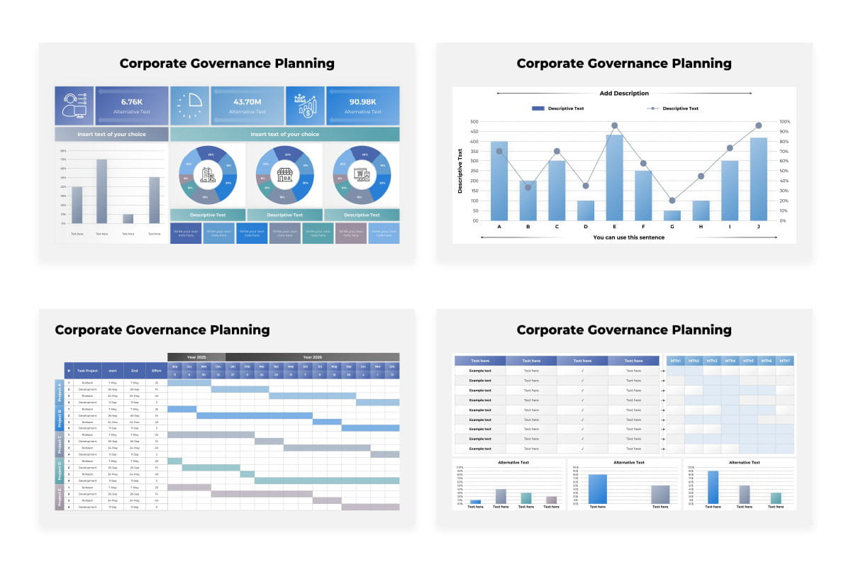 Corporate Governance Planning Google Slides Presentation Template