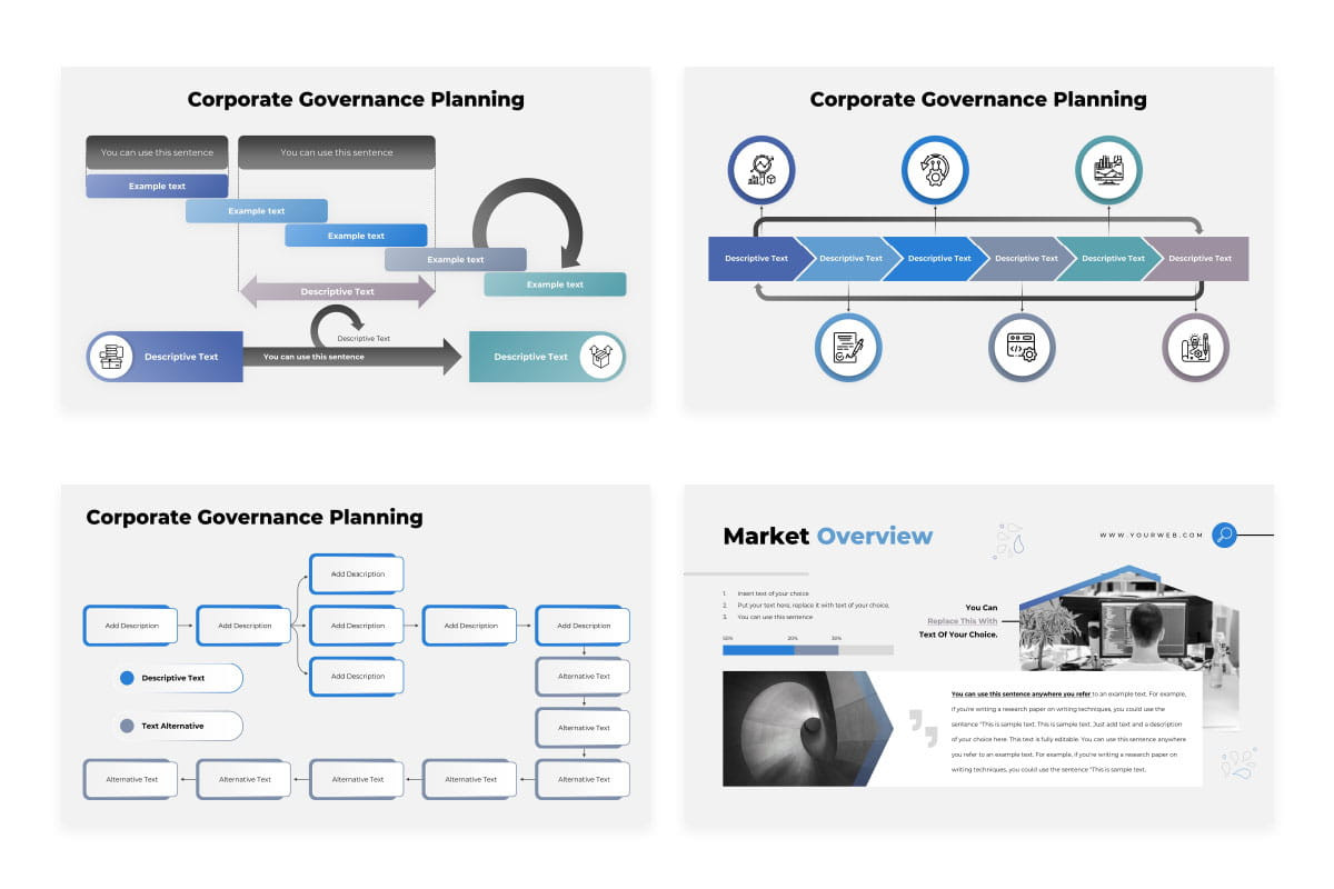 Corporate Governance Planning Keynote Presentation Template