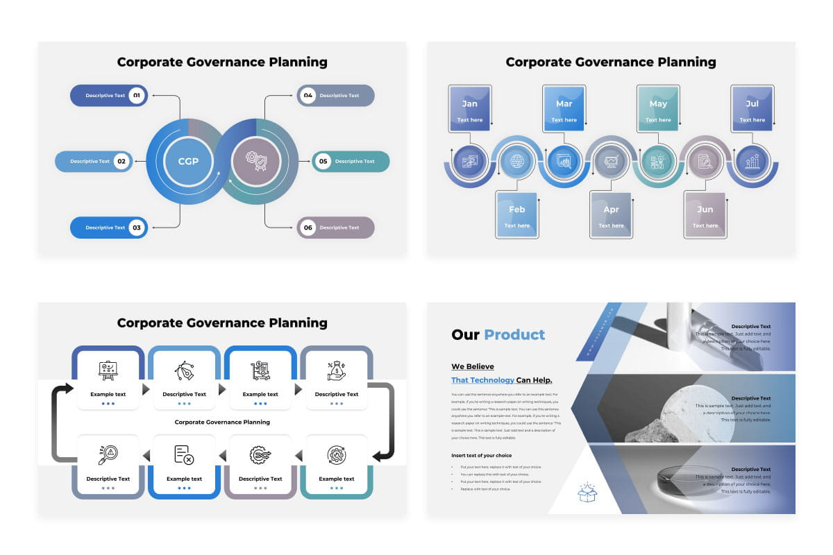 Corporate Governance Planning Keynote Presentation Template