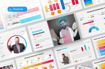 Financial Statement Analysis Keynote Presentation Template