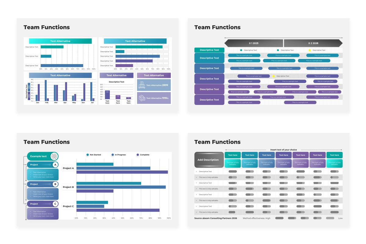 limited functionality powerpoint presentation and... Team Functions PowerPoint Presentation Template | Nulivo Market
