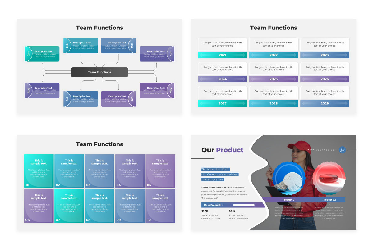 Team Function Introduction Team Functions PowerPoint Presentation Template | Nulivo Market
