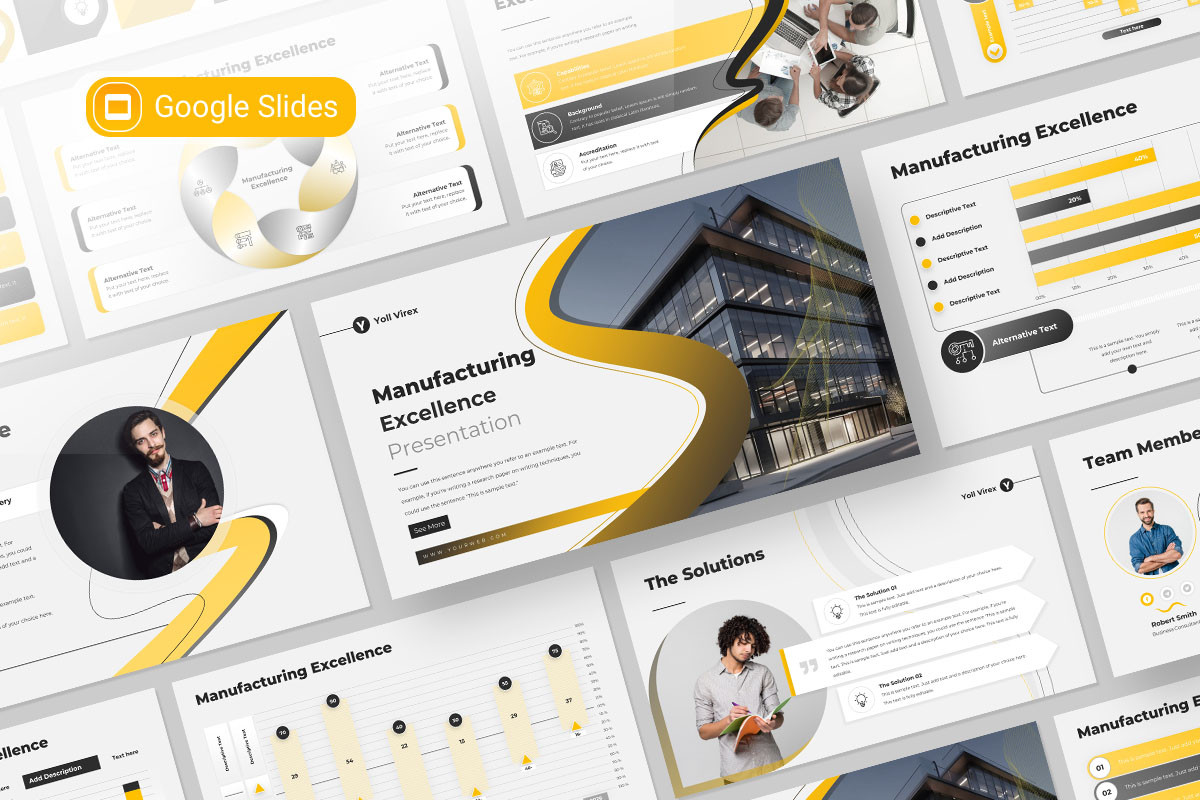 Manufacturing Excellence Google Slides Presentation Template | Nulivo ...