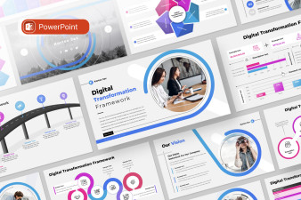 Digital Transformation Framework PowerPoint Presentation Template