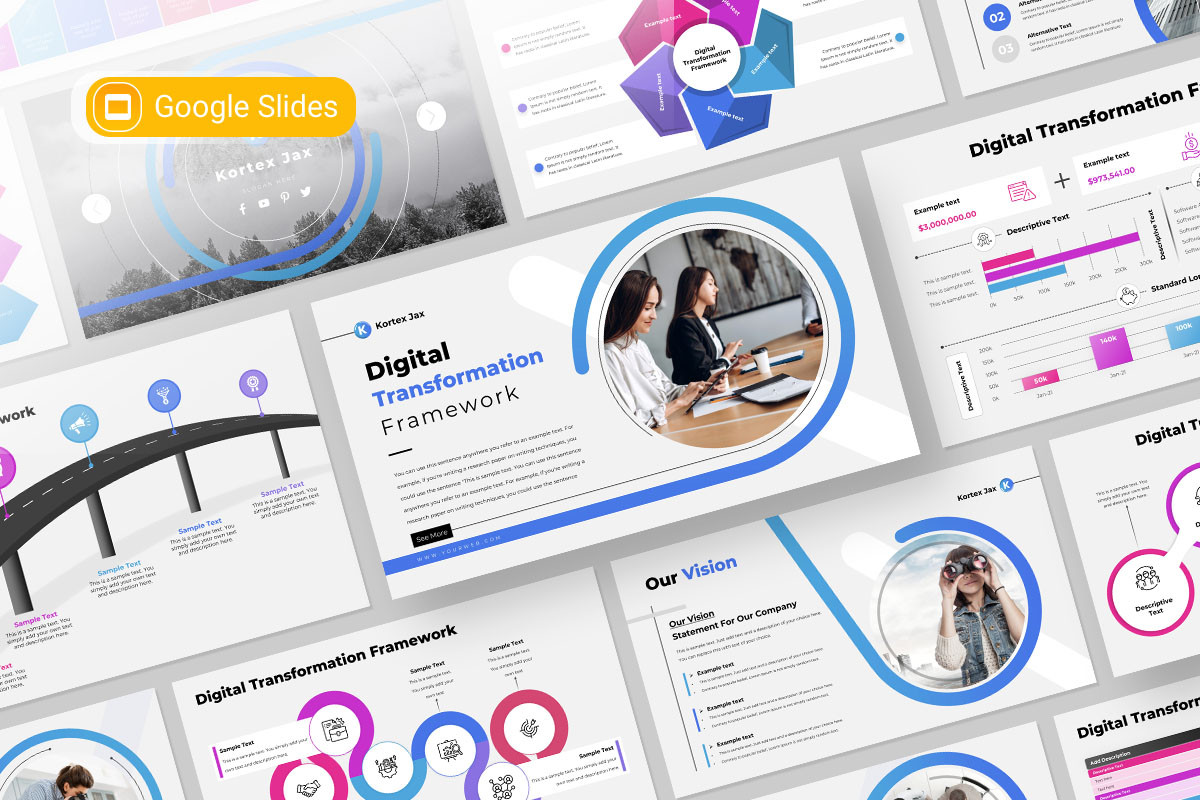 Digital Transformation Framework Google Slides Presentation Template ...