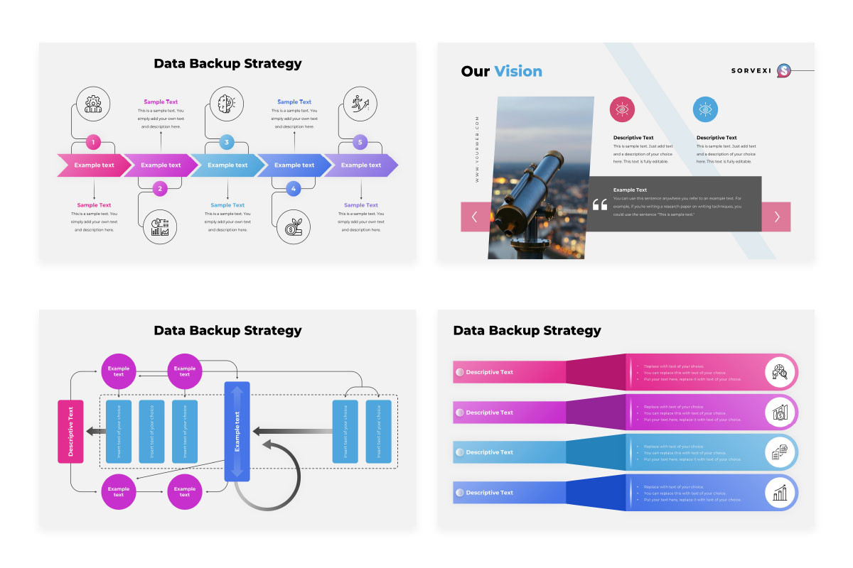 Backup Slides Examples Data Backup Strategy PowerPoint Presentation Template | Nulivo Market