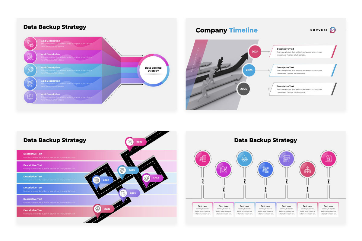 Backup Slides Examples Data Backup Strategy Keynote Presentation Template | Nulivo Market