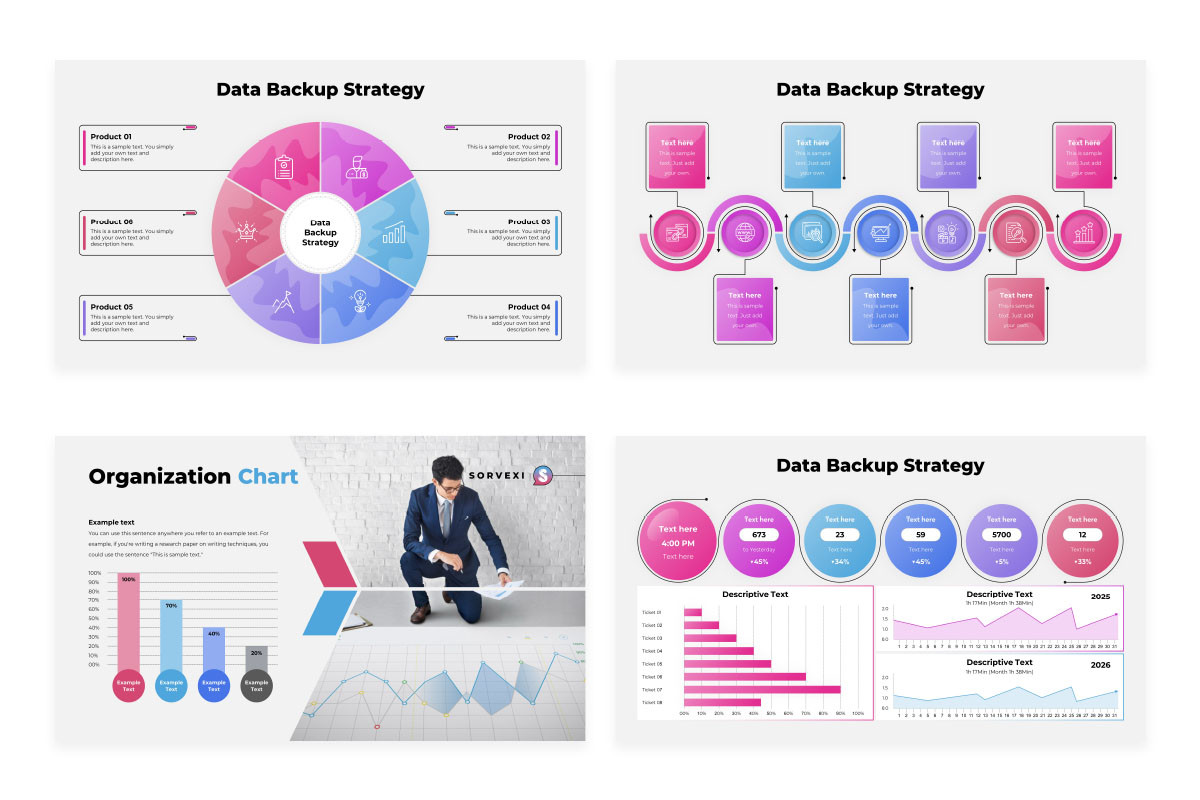 Backup Slides Examples Data Backup Strategy Keynote Presentation Template | Nulivo Market