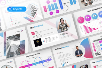 Data Backup Strategy Keynote Presentation Template