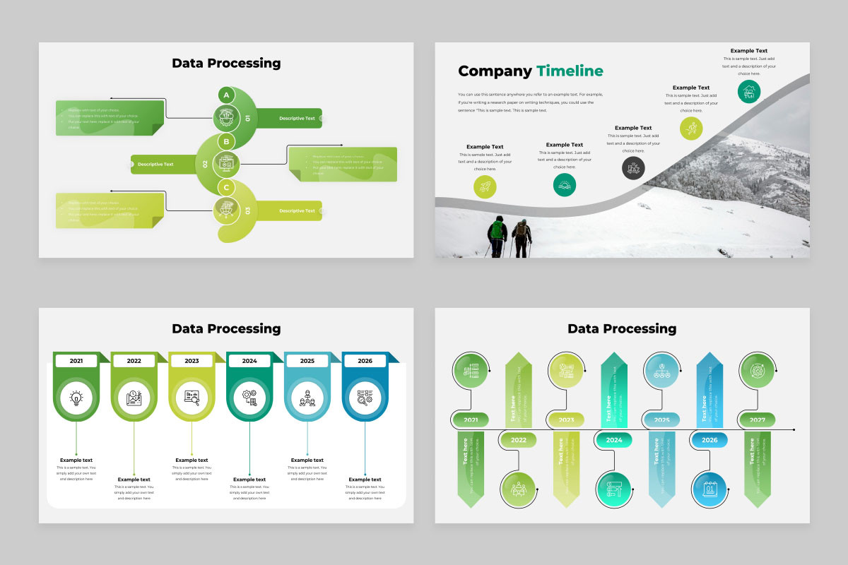 Program Presentation Datatemplate Data Processing Keynote Presentation Template | Nulivo Market