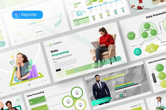 Data Processing Keynote Presentation Template