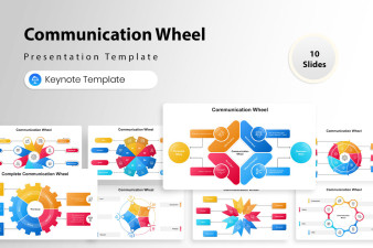 Communication Wheel Keynote Presentation Template