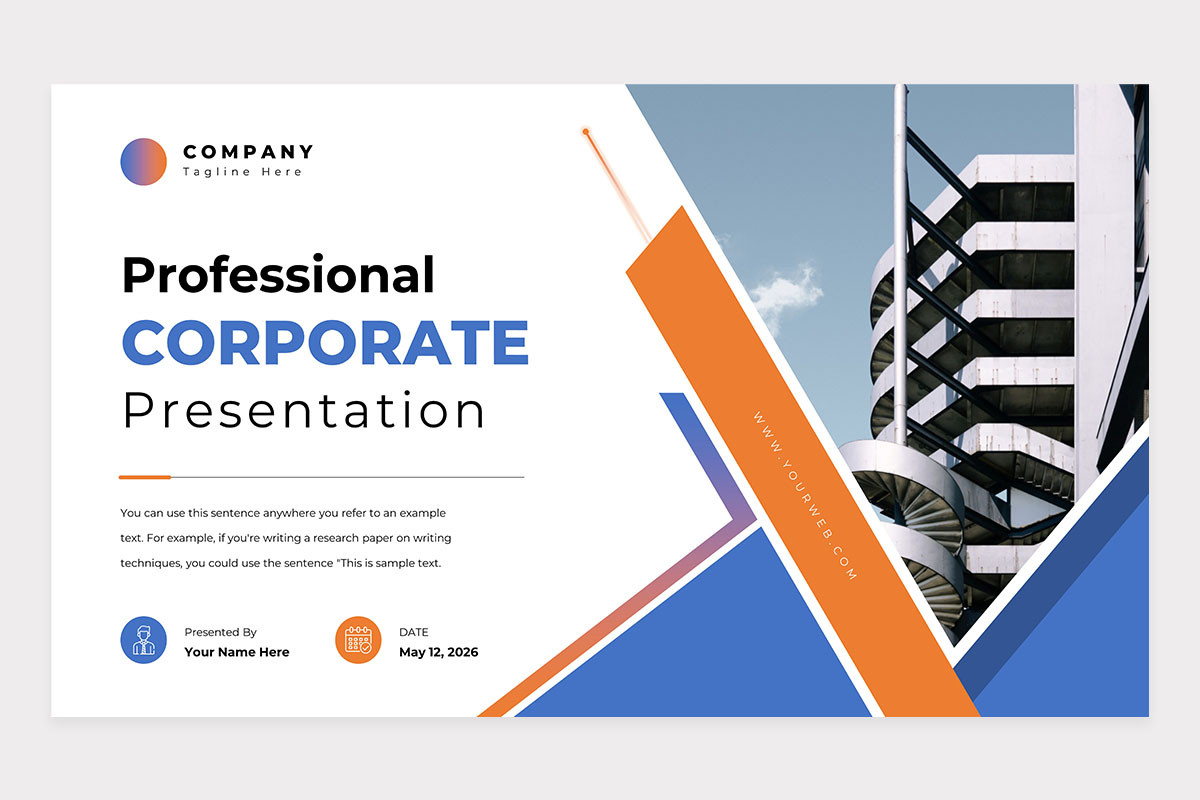 Professional Corporate PowerPoint Presentation Template